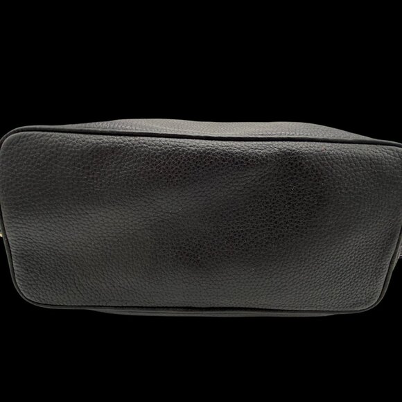 Michael Kors Bedford Black Drawstring Backpack with Gold Hardware - Picture 6 of 9